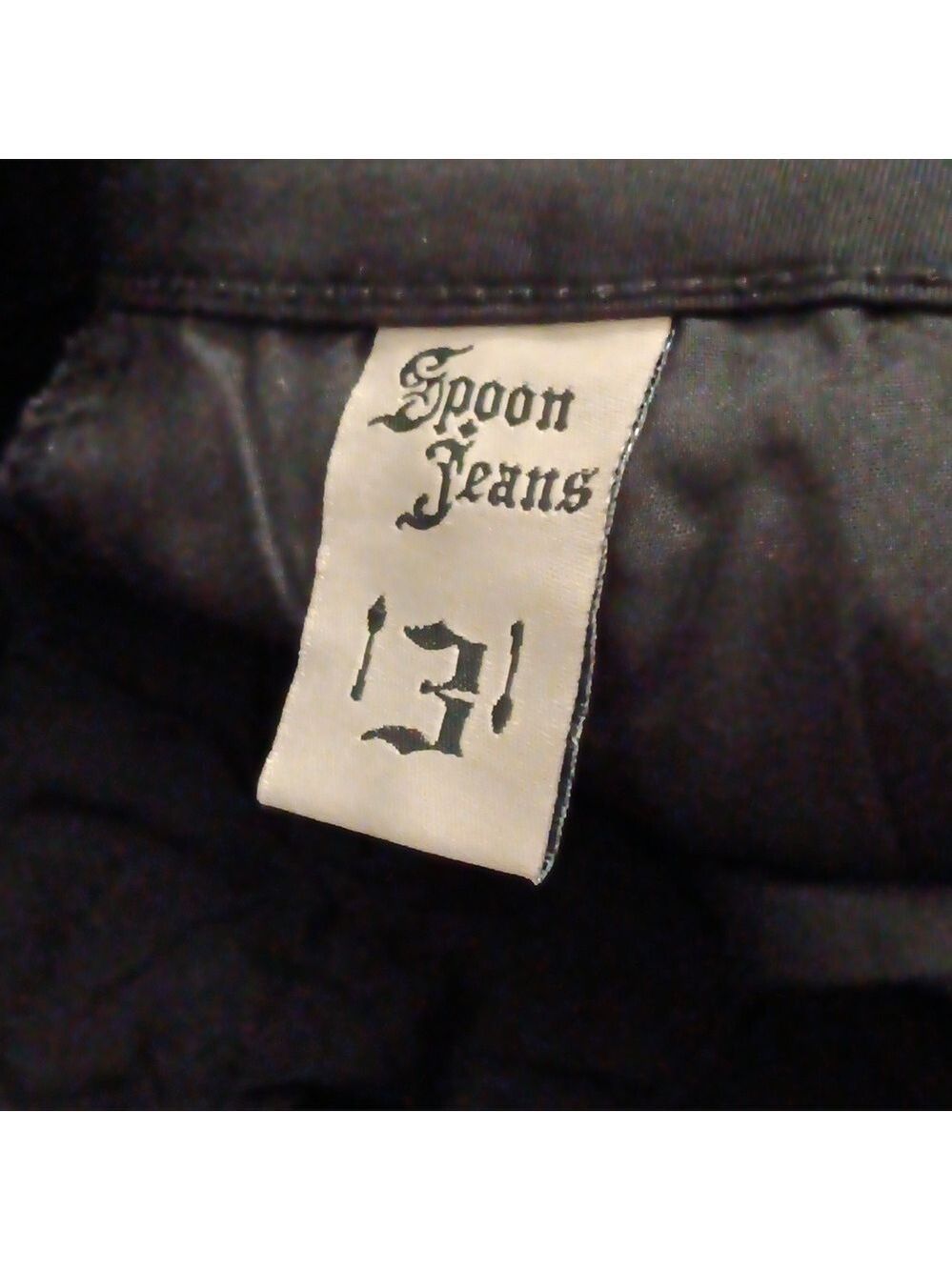 Spoon Jeans- Women Black Low Rise Wide Leg NWT Size 3 - Picture 11 of 12